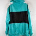 PINK Victoria's Secret Sport Windbreaker Jacket Turquoise Black White XS Green Photo 2