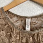 Victoria's Secret  Vintage Brown Lace Bodysuit Lingerie Layering Top Size Small Photo 1