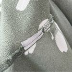 Mango MNG  Leaf Print Shirt‎ Dress Green Size 10 Photo 5