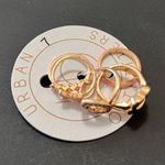 Urban Outfitters  5 Gold & Pink Rings Women’s Sz 7 NWT Photo 0