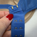 Thirdlove 32E 1/2 Lace Contour Plunge Bra 24/7 Blue Underwire Push Up Support Photo 7