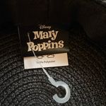 Disney NWT Adult Mary Poppins Black Straw Hat Boater Hat with Cherries Flowers Photo 11