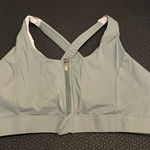 Source Unknown 3XL Plus‎ Size Front Zip Sports Bra Crisscross Back Athletic Workout Top Photo 0