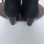 Just Fab Rayleene Black Suede Ankle Boots Zip 6.5 Photo 3