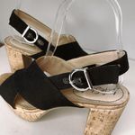 Life Stride Lara Canvas Crisscross Sandal Blk Photo 1