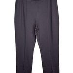 Susan Graver Occasions Regular Ponte Slim Leg Pants Lace Insert Black M A5542735 Photo 0