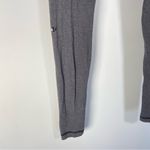Lululemon  Wunder Under Heathered Grey Black High Rise Roll Down Legging Size 4 6 Photo 8