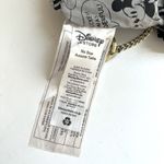 Disney Parks Black Leather Zip Pouch Embossed Minnie Mouse Polka Dots Gold Logo Photo 5