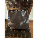 Lulu Dharma wine snakeskin boxy bucket bag Photo 1