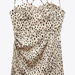 ZARA  leopard animal print mini dress NWT Photo 0