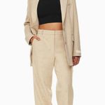 Babaton Sculpt Knit Muscle Ribbed Crop Tank Womens Size Medium Minimalist Career Photo 0