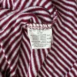 Brandy Melville Striped Spaghetti Strap Flowy Tank Top in Burgundy/White - Small Photo 8