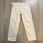 Lucky Brand  Boy Mid Rise Relaxed Straight White Jeans Distressed 8/29 Photo 4