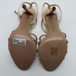 Schutz NWOB Rachel Metallic Gold Strappy Heels Size 8.5B Photo 6
