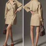 Anthropologie Mare Mare Double-Breasted Trench Coat Dress, Size XS Photo 1