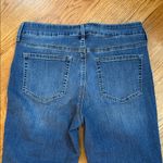 NYDJ Sheri Ankle Jeans Dark Wash Lift Tuck Raw Hem Size 8 Photo 4