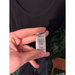 AGOLDE Black Short Sleeve Ribbed Bodysuit Black Sz Medium Photo 3