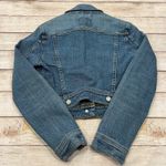 Levi Strauss Co Womens Denim Jacket Blue Trucker Crop Style Size S Photo 6
