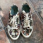 Seavees  Monterey Platform Low Top Sneakers Plaid Checkered Multi Color size 7.5 Photo 2