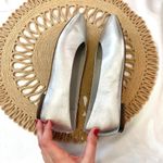 Birdies  Crane Flats in Metallic Silver Leather Size 8 Photo 8