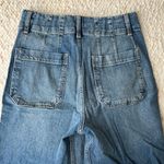 Anthropologie  Pilcro‎ The Skipper Wide Leg Cropped Sailor Jeans 25 Tall 25T 25L Photo 6