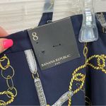 Banana Republic  NWT Chain Print Satin Tank & Midi Skirt Set Old Money Chic Photo 7