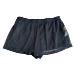 Tripp NYC Shorts Womens XXL Vinyl Stars Mesh Layer Black Goth Punk Rave Pull On Photo 3