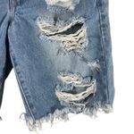 KanCan Bermuda Jean Shorts Womens XS Light Was Denim Distressed Boyfriend Grunge Blue Photo 2