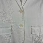 Karen Kane White Embroidered Blazer SZ:M Photo 3