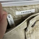 PacSun Mom Jeans cream tan jeans size 28 Photo 6