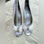 Liz Rene Couture Women's Jacqueline, White Silk Satin, 10.5 US NWT never worn! Photo 4