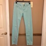 CAbi Skinny Jeans Thin Mint Green 4 Photo 1