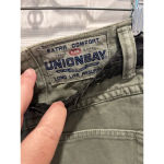 Unionbay VTG NWT Union Bay Shorts Juniors 5/6 Green Denim High Waist Mom Belt Deadstock‎ Photo 7