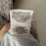 Anthropologie Leifsdottir Gray Faux Fur Short Sleeve Top Photo 4