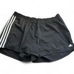 Adidas  AeroReady black shorts 3 Stripe Softshell SpellOut activewear running Photo 0