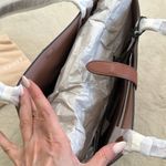 Rebecca Minkoff Megan Leather Shopper Tote Bag in Caramello Photo 8