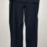 Athleta  Black Skirted Side Tie Athletic Capri Leggings Photo 6