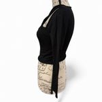 Urban Outfitters  Black Cut Out Long Sleeve Crop Top- Size Medium Photo 1