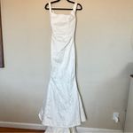 House Of CB HOUSE‎ OF CB 'Emilie' Off White Satin Mermaid Bridal Gown NWOT size S Photo 2