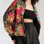 Urban Outfitters Silence + Noise Eve Patch Retro Oversized Bomber Jacket Size M Photo 0