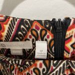 Signature Darby Women Sleeveless Fit & Flare Belted Dress Size 6P Multicolor Art Black Photo 5