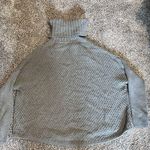 Doe & Rae Cozy Gray Turtleneck Sweater Photo 3