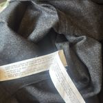 ZARA NWOT Wool Blend V Neck Midi Minimalistic Dress Bloggers Fave Small Black Photo 4