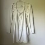 Princess Polly Zandra White Long Sleeve Halter Cut Out Dress 6 Photo 5