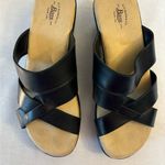 G.H. Bass Mabel Wedge Sandals Black Size 9M 2020 Photo 2