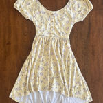 No Boundaries  yellow floral peasant sun dress Photo 0