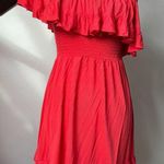 Juicy Couture Size S Womens Call Off Shoulder Ruffle Mini Dress 100% Modal Photo 0