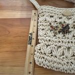 Cappelli Straworld Inc,‎ Wooden Animals Woven Straw Crossbody Bag Handmade Tan Photo 8