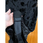 Victoria's Secret Vintage Gold Label Victoria Secret Mock Neck Velour Whismigoth Floral Bodysuit Photo 3