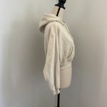 Levi's  Y2K Hoodie size XS Ivory Sweatshirt Pullover 90s Athleisure Sporty‎ Logo Photo 10